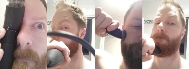beard clipping